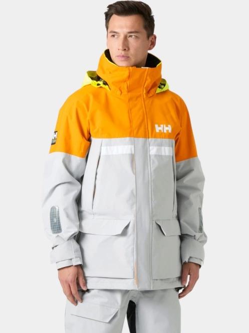 jacheta pentru navigatie pt. barbati Helly Hansen Pier Jacket 4.0 gri 2