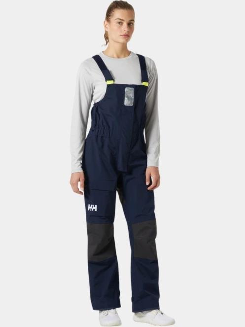 salopeta pentru navigatie pt. femei Helly Hansen W Pier Bib 4.0 albastru inchis 2