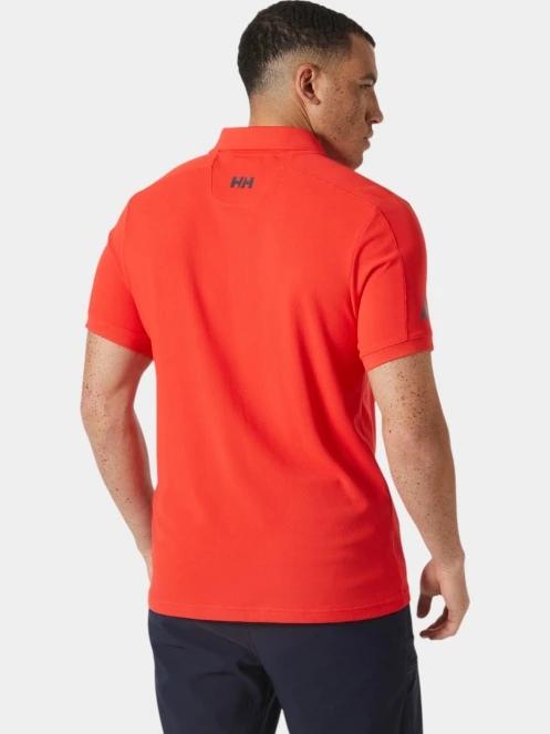 tricou cu guler pt. barbati Helly Hansen Hp Race Polo 2.0 rosu 3