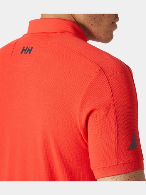 tricou cu guler pt. barbati Helly Hansen Hp Race Polo 2.0 rosu 4