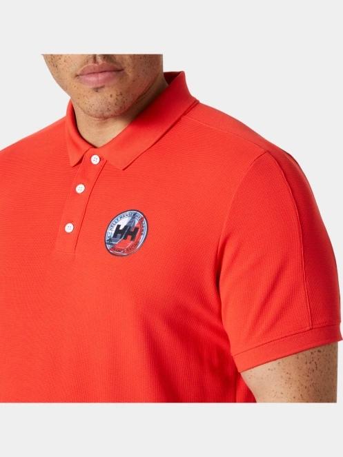tricou cu guler pt. barbati Helly Hansen Hp Race Polo 2.0 rosu 5