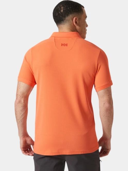 tricou cu guler pt. barbati Helly Hansen Hp Race Polo 2.0 portocaliu 3