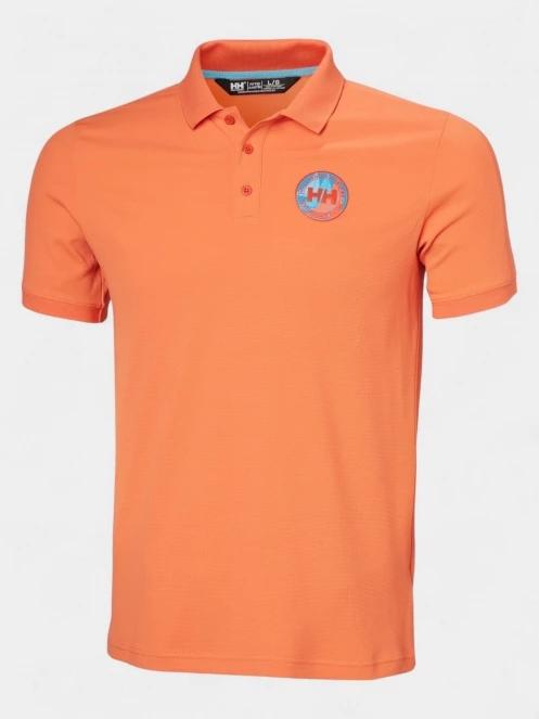 tricou cu guler pt. barbati Helly Hansen Hp Race Polo 2.0 portocaliu 6