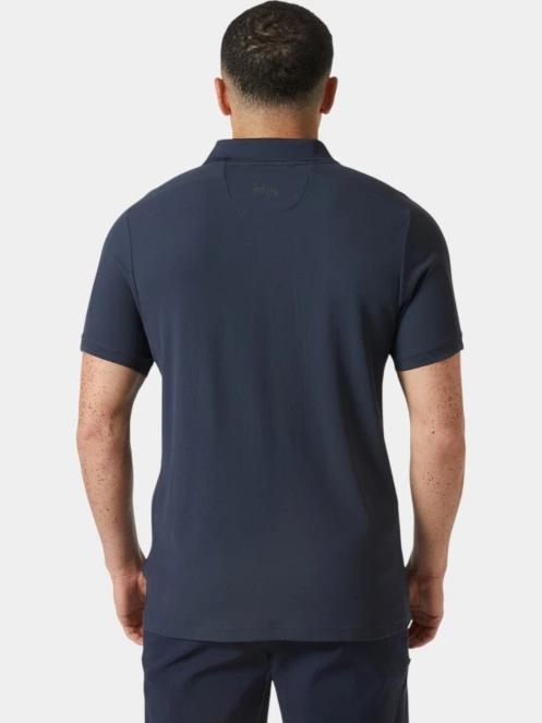 tricou cu guler pt. barbati Helly Hansen Hp Race Polo 2.0 albastru inchis 3