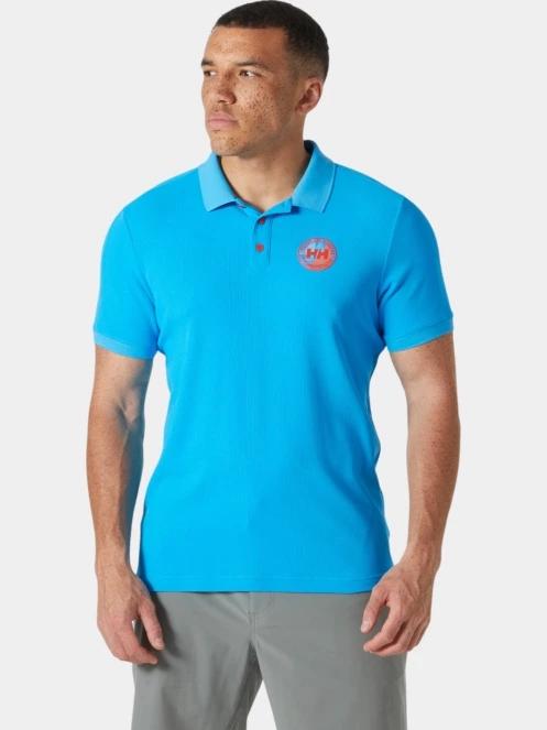 tricou cu guler pt. barbati Helly Hansen Hp Race Polo 2.0 albastru 2