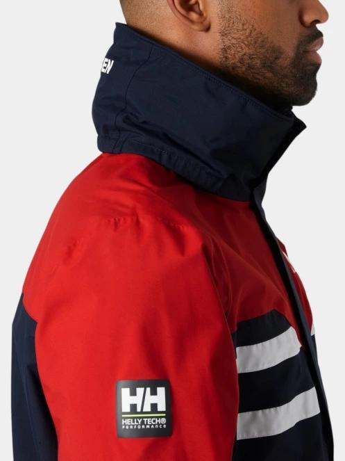 jacheta pentru navigatie pt. barbati Helly Hansen Quayside Jacket rosu 7