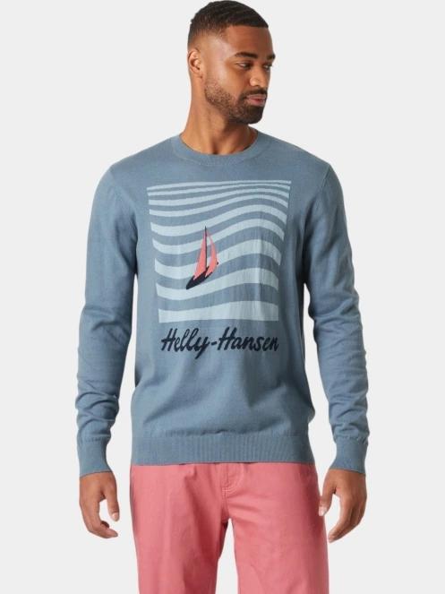 pulover pt. barbati Helly Hansen Quayside Knit albastru 2