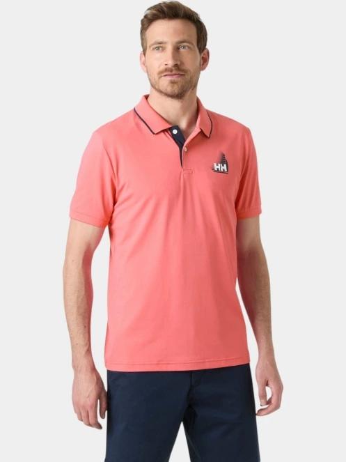 tricou cu guler pt. barbati Helly Hansen Hp Figari Polo roz 3