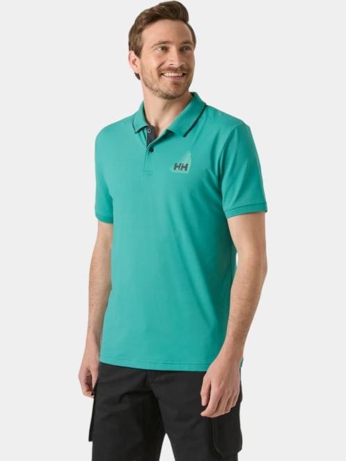 tricou cu guler pt. barbati Helly Hansen Hp Figari Polo verde 2
