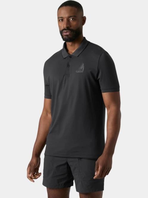 tricou cu guler pt. barbati Helly Hansen Hp Figari Polo gri 2