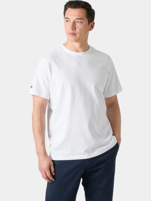 tricou cu maneci scurte pt. barbati Helly Hansen Crew T-Shirt 2.0 alb 2