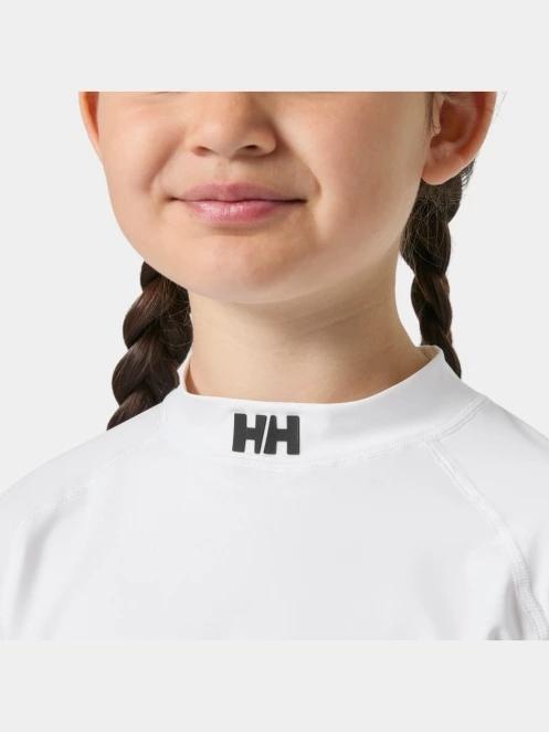 lycra cu maneci lungi Helly Hansen Jr Waterwear Rashguard alb 4