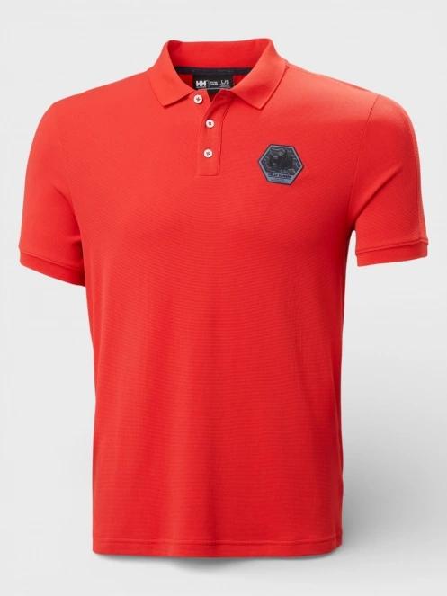 tricou cu guler pt. barbati Helly Hansen Hp Race Polo rosu 5