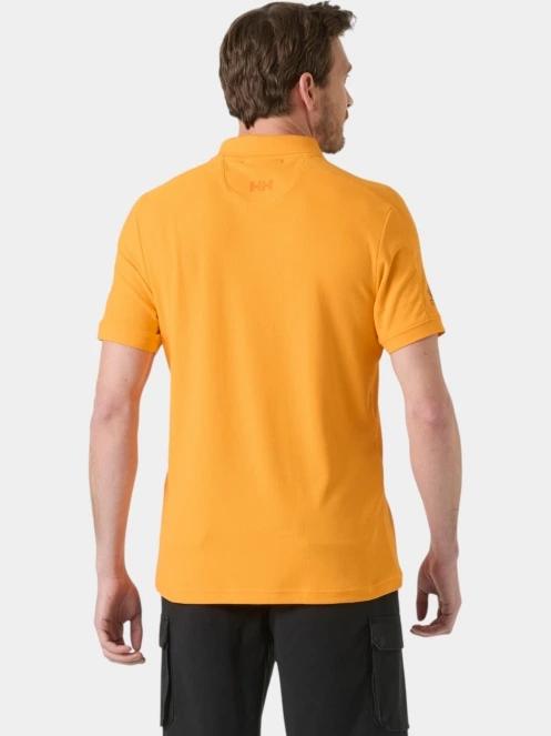 tricou cu guler pt. barbati Helly Hansen Hp Race Polo portocaliu 3