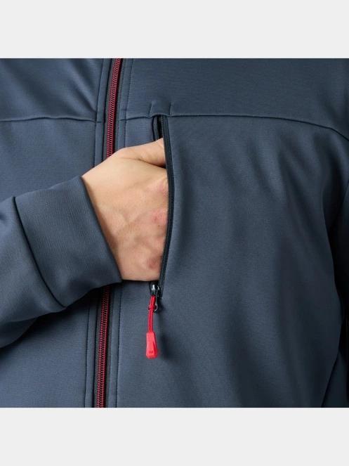 pulover polar pt. barbati Helly Hansen Crew Fleece Jacket albastru inchis 4
