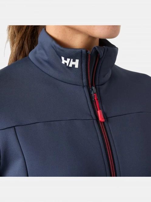 pulover polar pt. femei Helly Hansen W Crew Fleece Jacket albastru inchis 4