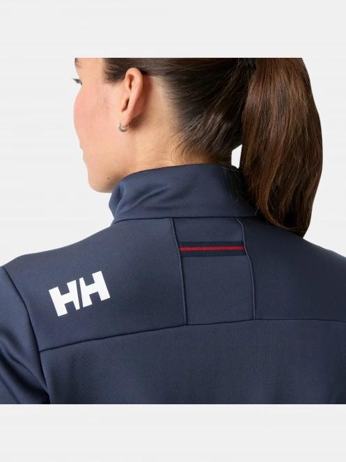 pulover polar pt. femei Helly Hansen W Crew Fleece Jacket albastru inchis 5