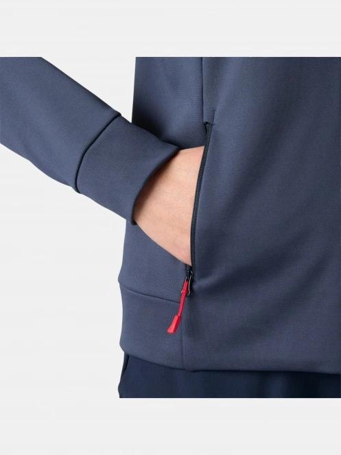 pulover polar pt. femei Helly Hansen W Crew Fleece Jacket albastru inchis 6