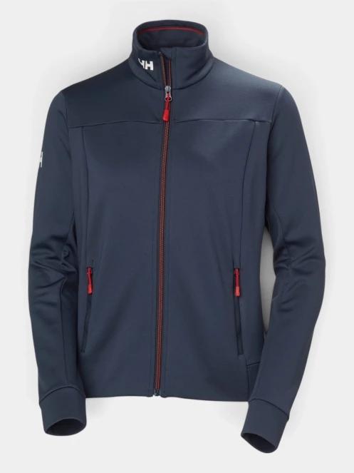 pulover polar pt. femei Helly Hansen W Crew Fleece Jacket albastru inchis 7