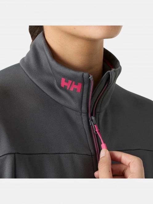 pulover polar pt. femei Helly Hansen W Crew Fleece Jacket gri 4