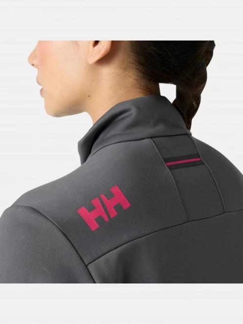 pulover polar pt. femei Helly Hansen W Crew Fleece Jacket gri 5