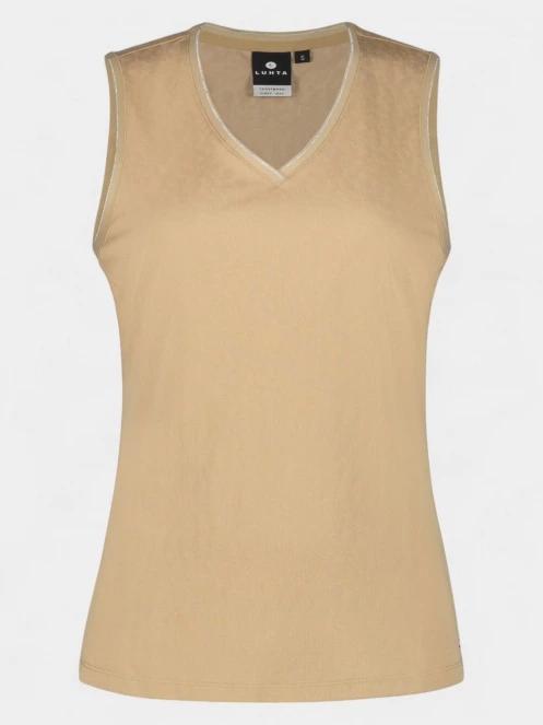 tricou fara maneci pt. femei Luhta Luhta Ilttula maro 2