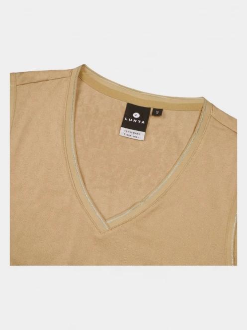 tricou fara maneci pt. femei Luhta Luhta Ilttula maro 4