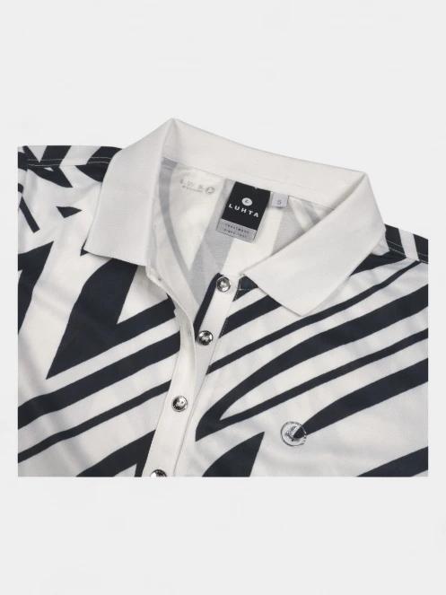 tricou cu guler pt. femei Luhta Luhta Hennola alb 5