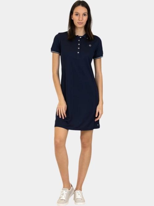 tricou cu guler pt. femei Luhta Luhta Erkintalo albastru inchis 2