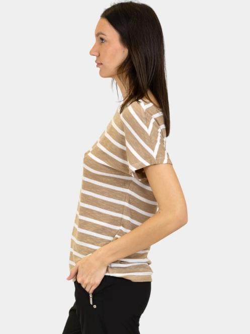 tricou cu maneci scurte pt. femei Luhta Luhta Hagalund maro 3