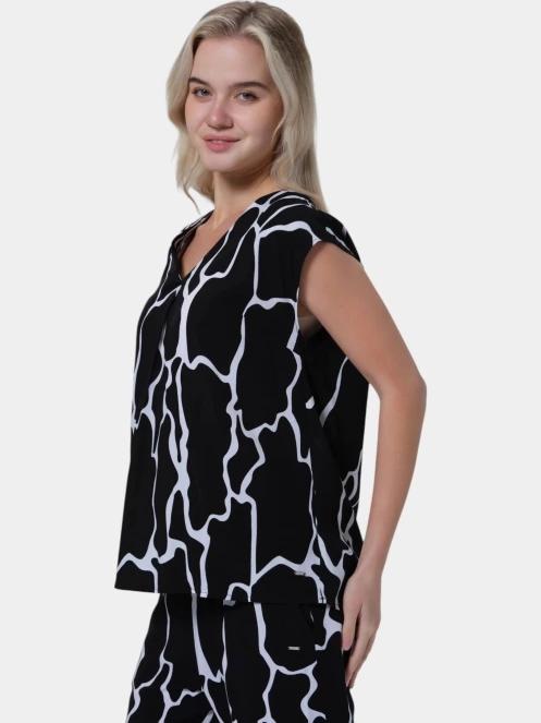 tricou fara maneci pt. femei Luhta Luhta Hosio negru 3