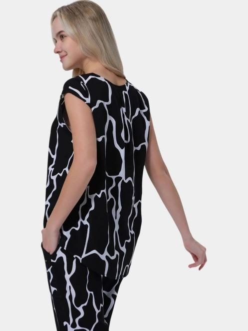 tricou fara maneci pt. femei Luhta Luhta Hosio negru 4