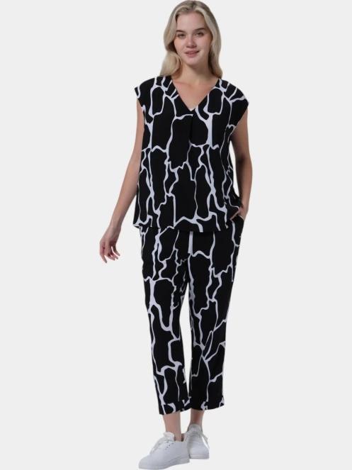 tricou fara maneci pt. femei Luhta Luhta Hosio negru 5