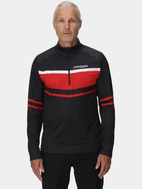 top lenjerie de corp pt. barbati Spyder Legacy 1/2 Zip negru 2