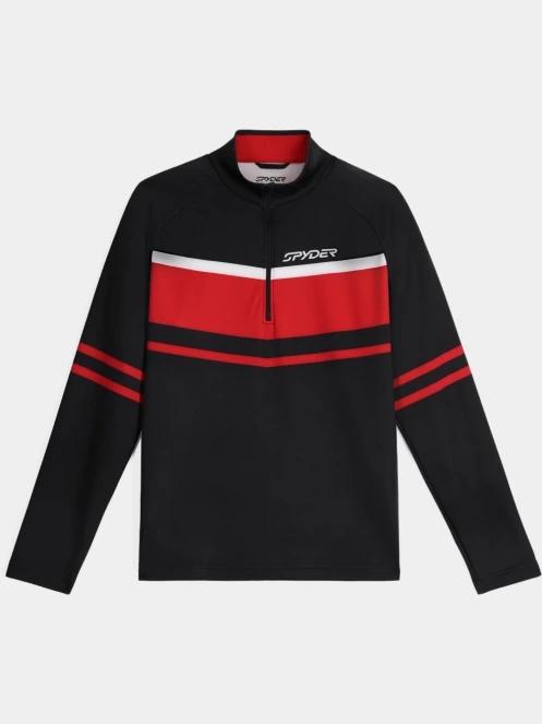 top lenjerie de corp pt. barbati Spyder Legacy 1/2 Zip negru 5