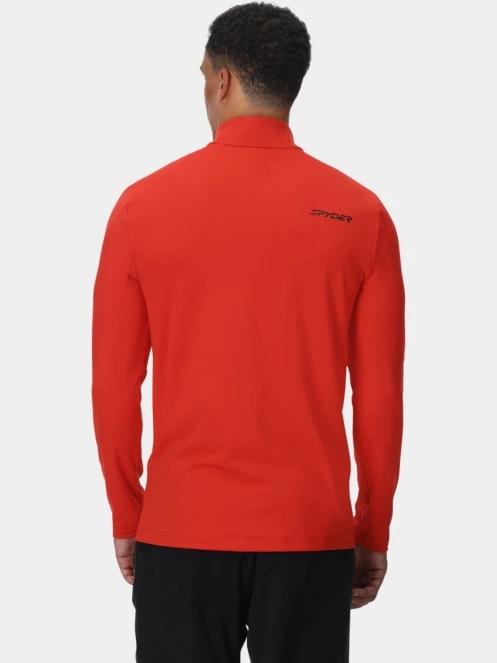 top lenjerie de corp pt. barbati Spyder Prospect 1/2 Zip rosu 3