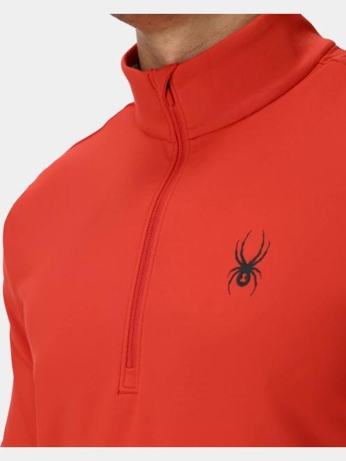 top lenjerie de corp pt. barbati Spyder Prospect 1/2 Zip rosu 4