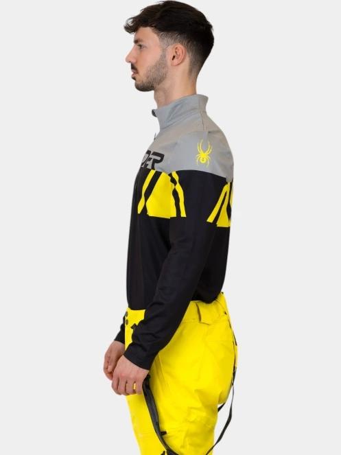 top lenjerie de corp pt. barbati Spyder Podium 1/2 Zip negru 3