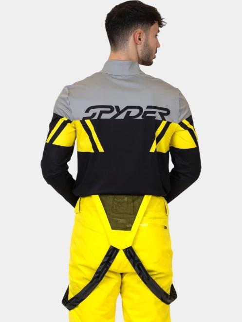 top lenjerie de corp pt. barbati Spyder Podium 1/2 Zip negru 4