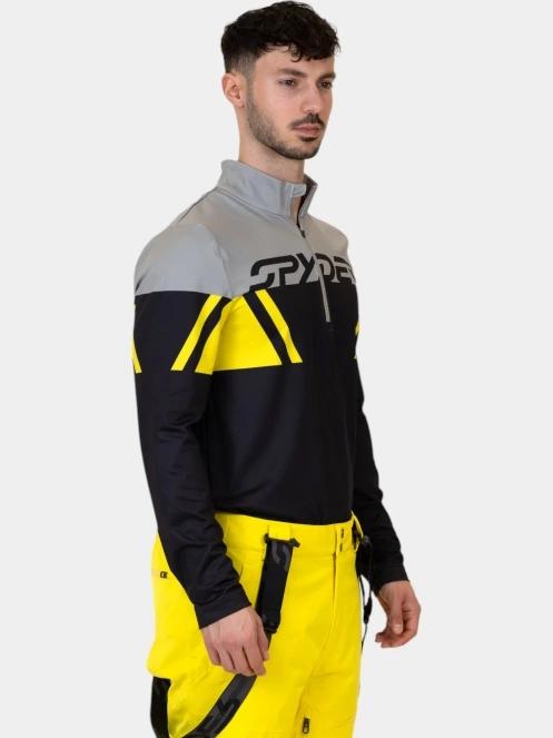 top lenjerie de corp pt. barbati Spyder Podium 1/2 Zip negru 6