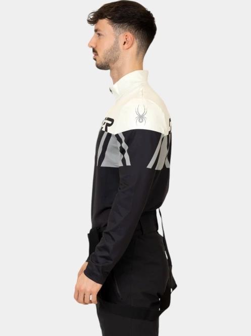 top lenjerie de corp pt. barbati Spyder Podium 1/2 Zip negru 3