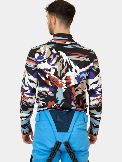 top lenjerie de corp pt. barbati Spyder Podium 1/2 Zip multicolor 4