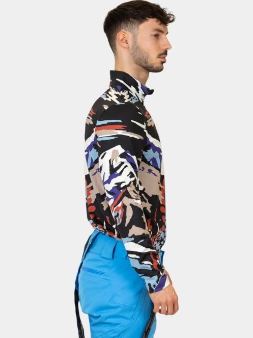 top lenjerie de corp pt. barbati Spyder Podium 1/2 Zip multicolor 5