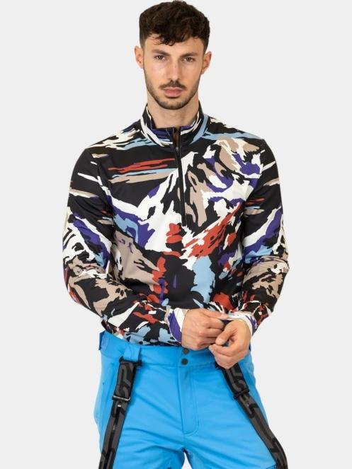 top lenjerie de corp pt. barbati Spyder Podium 1/2 Zip multicolor 6