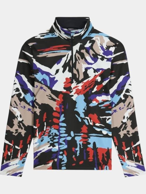 top lenjerie de corp pt. barbati Spyder Podium 1/2 Zip multicolor 8