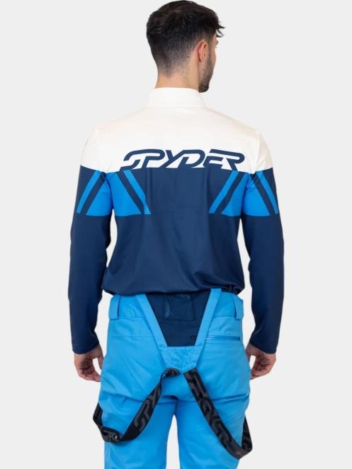 top lenjerie de corp pt. barbati Spyder Podium 1/2 Zip albastru inchis 4