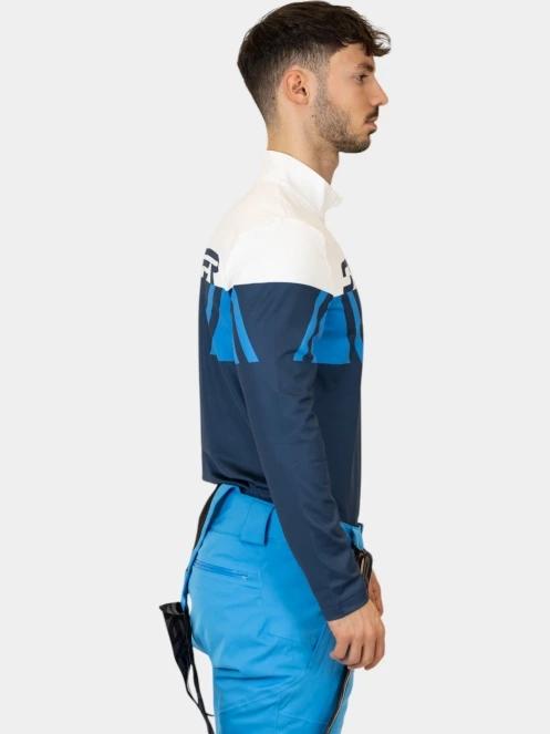 top lenjerie de corp pt. barbati Spyder Podium 1/2 Zip albastru inchis 5