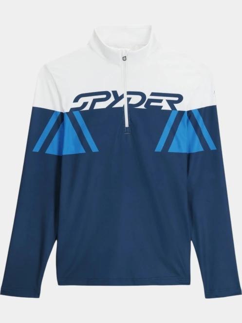 top lenjerie de corp pt. barbati Spyder Podium 1/2 Zip albastru inchis 8