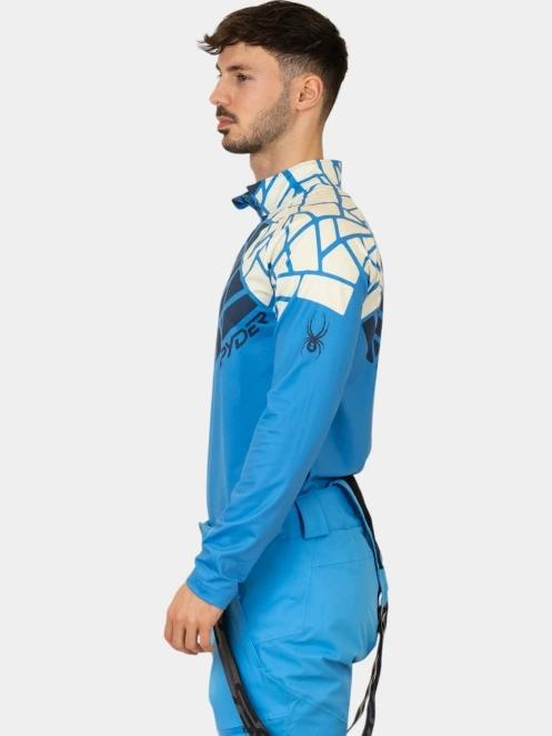 top lenjerie de corp pt. barbati Spyder Legacy 1/2 Zip albastru 3