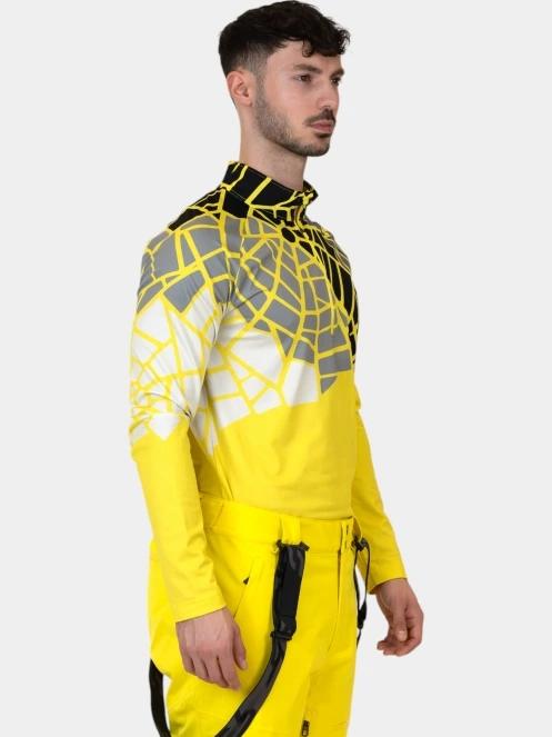 top lenjerie de corp pt. barbati Spyder Legacy 1/2 Zip galben 7